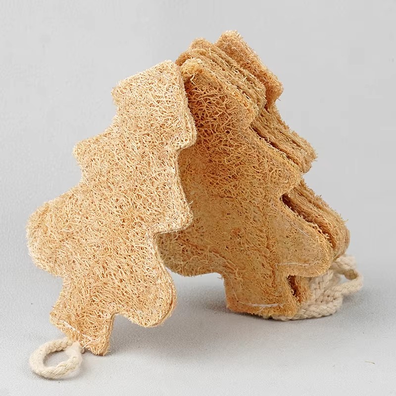 Weihnachtsbaum-Luffa-Haushaltsschwämme
