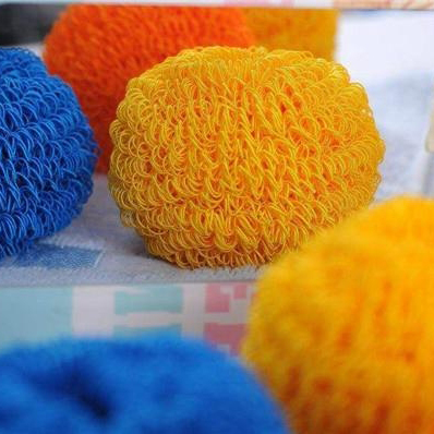 Bunte Küchenreinigung Fasersteuerer