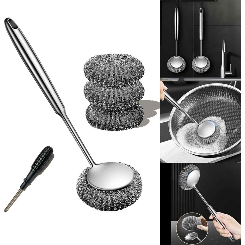 Küchenreinigungskugel aus verzinktem Stahl