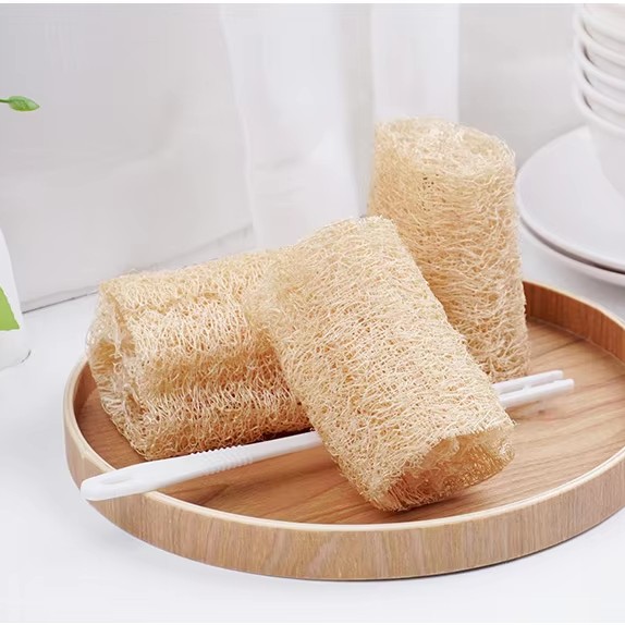Küchenreinigungsassistent, natürliche Luffa-Tassenbürste