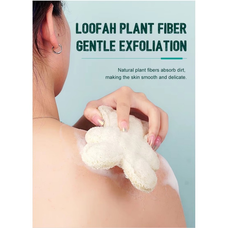 Luffa-Schwamm-Reinigungsbürste in Bärenform