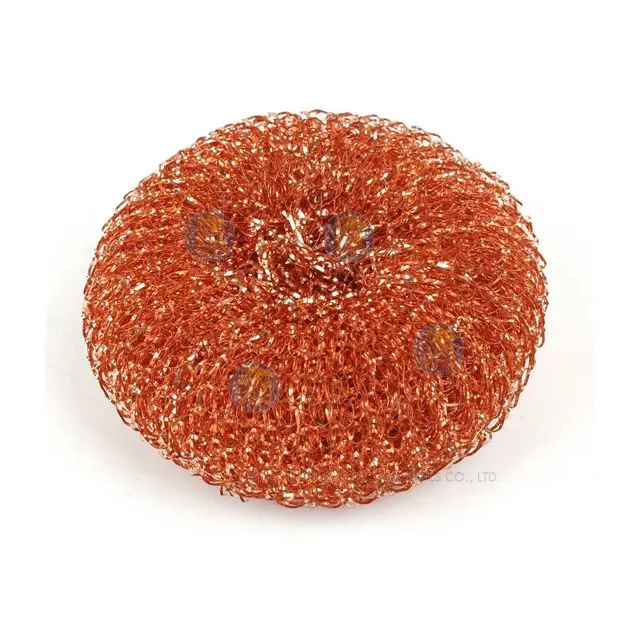 Pure Copper Spiral Scourer Scrubber Putzkissen